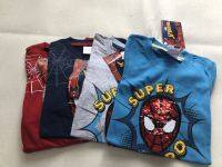 2-7 years old 98-128 yards flipping sequins Spider-Man cartoon tops for children and boys summer cotton new T