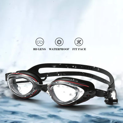 Professional Swim Eyewear Earplug Swim Goggles Clear Lens Swim Goggles Waterproof Pool Goggles Anti-fog Swimming Goggles