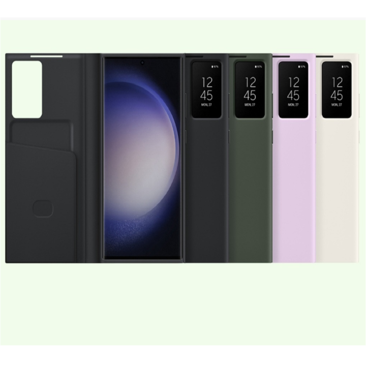 Original Samsung S23 Ultra Smart View Flip Case For Samsung Galaxy S23