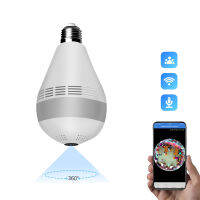 1080P 2.0MP WIFI Security Camera Lamp 360 Degreen Bulb IP CC Video Surveillance Fisheye Night Vision Two Way Audio Camera