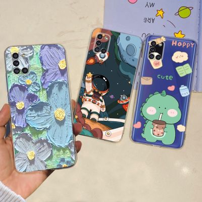 เคส Samsung Galaxy A31 4G SM-A315F /Ds เคสโทรศัพท์ Space Man เพ้นท์ลายสำหรับ Samsung A31เคส2020