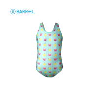 BARREL KID PINKFONG TRAINING V BACK SWIMSUIT - LEMON ชุดว่ายน้ำ กางเกงขาสั้น กางเกงว่ายน้ำเด็ก