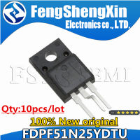 10ชิ้น100 ใหม่ FDPF51N25YDTU TO-220F MOSFET