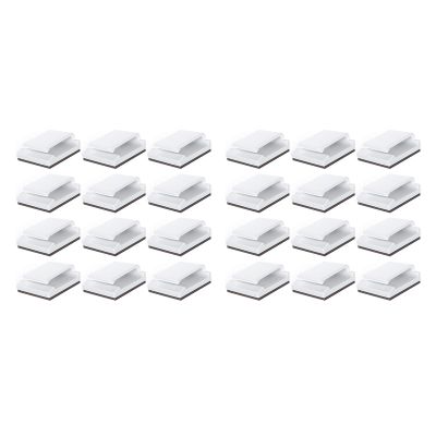 Adhesive Cable Clips, 200Pcs Wire Clips Cable Wire Management Holder Clamps Cable Tie Holder for Car, Office and Home