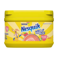 Nestle Nesquick Strawberry Flavour เนสท์เล่ เนสควิก เครื่องดื่มชนิดผงปรุงสำเร็จรสสตรอเบอร์รี 300 กรัม