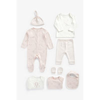 เซตสำหรับเด็กแรกเกิด  Mothercare best of friends 8-piece organic cotton starter set ZA303