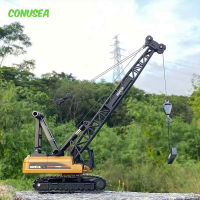 150 Huina ของเล่นรถโลหะผสมรุ่นจำลอง Crane Loader Dumper รถบรรทุกวิศวกรรมรถ Crawler Collection ของเล่นสำหรับเด็ก Gift