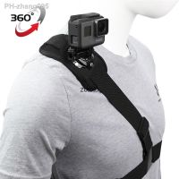 Go pro Accessories 360° shoulder Strap Mount Harness for Gopro Hero 11 10 9 8 7 6 5 4 SJ4000 for Xiaomi Yi Camera Chest Harness