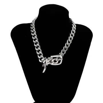 Chunky sale metal necklace