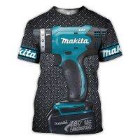 ร้อนขาย Makita เครื่องมือ3d พิมพ์เสื้อยืดผู้ชาย39;S สลิมฟิต O คอเครื่องมือแขนสั้นลำลอง U Nisex ขนาดบวก6xl 2022ฤดูร้อนรูปแบบใหม่