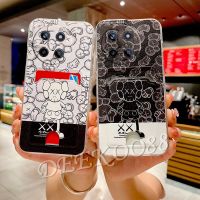 เคสสมาร์ทโฟนสำหรับ Realme C51 C53 C55 NFC 11 10 Pro + Plus 10T Coca-Cola Edition 5G 4G คู่น่ารักน่ารักรักกระเป๋าเก็บบัตรเคสใส่โทรศัพท์ TPU Softcase Realme11Pro