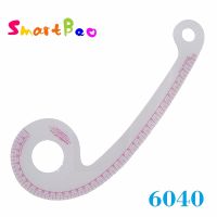 Plastic French Tailor Curve Ruler for Drawing Item 40cm Length in Sandwich Printing; # 6040