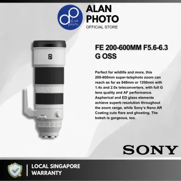 Sony FE 200-600mm f/5.6-6.3 G OSS Lens for Sony E SEL200600G