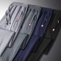 กางเกงขายาวแฟชั่นผู้ชาย,กางเกงลำลองกางเกงขายาวสไตล์เกาหลีกางเกงขนาดใหญ่ M-5Xl