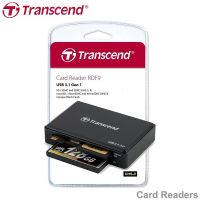 TRANSCEND CARD READER EXTERNAL USB 3.2 Gen 1 / 3.1 Gen 1 การ์ดรีดเดอร์ RDF9 Fastest รับประกัน 2 ปี