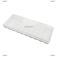 xiamei 10ช่องโปร่งใสแบตเตอรี่พลาสติกสีขาวกล่องเก็บของกล่องใส่ยากสำหรับ AA Battery Organizer Accessories