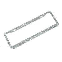 free shipping Car License Plate Frame Holder Rack Australia New Zealand Diamond Crystal universal for BMW Mercedes Benz ...