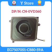 Y Store ใหม่สำหรับแล็ปท็อป Cooling Cooler พัดลม EG75070S1-C880-S9A DC2800137SL VD 360 0VD360ทดสอบจัดส่งฟรี