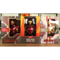 Iron Man MARK XLIII XLII VII MK 43 MK 42 MK 7 Bust ครึ่งตัว 1/4 Scale With LED Light PVC Figure 23 cm