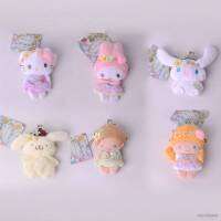 กระเป๋าถือ กระเป๋าใส่เหรียญ ลิปสติก ลายการ์ตูน Sanrio Hello Kitty Cinnamoroll Kuromi Melody เหมาะกับของขวัญ สําหรับเด็กผู้หญิง