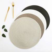 【CC】✹✽♗  1pc Table Round Placemat Weave Dining Napkin Mats Bowl Hotel Cutlery Decoration Tray Braided