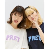 Prey เสื้อยืดคอกลม new fluffy logo