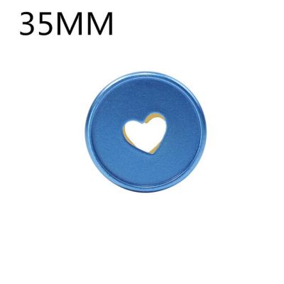 100PCS35MM ใหม่ห่วงพลาสติก CD แบบมีหัวเข็มขัดรูปหัวใจแบบขุ่นกระดุมผูกสมุดโน๊ตที่เพิ่มหน้าได้รูปเห็ด