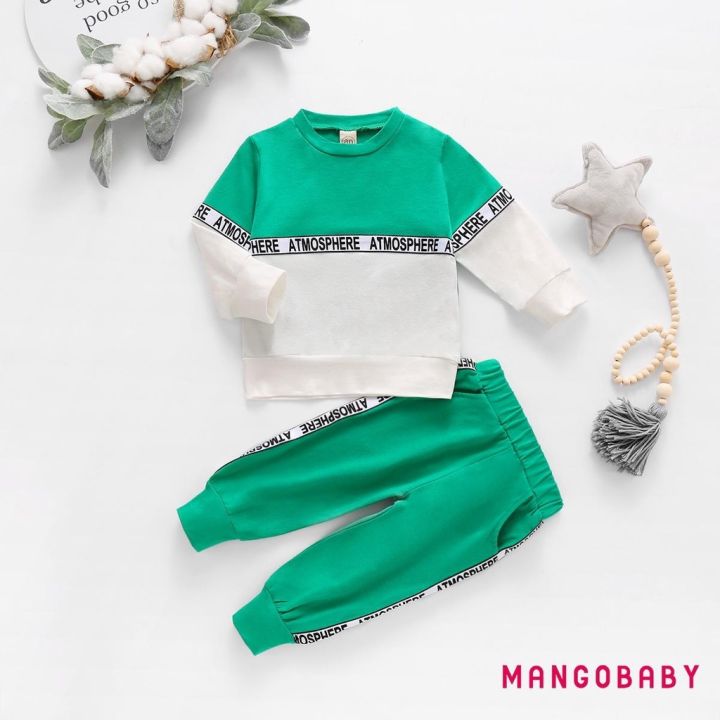 codtheresa-finger-mg-baby-long-sleeved-personality-stitching-round-neck-t-shirt-and-solid-color-elastic-long-pants
