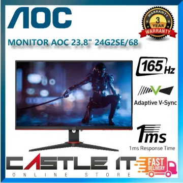 AOC 27G2SE 27 165 Hz Gaming Monitor (Black/Silver/Red)