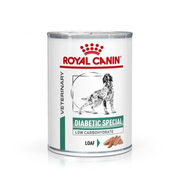 [ ส่งฟรี ] Royal Canin Diabetic can 410g อาหารสุนัขเป็นบาหวาน กระป๋อง