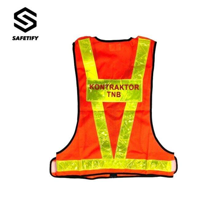 READY STOCK KONTRAKTOR TNB SPEC SAFETY VEST (TNB OFFICIAL SPECIFICATION