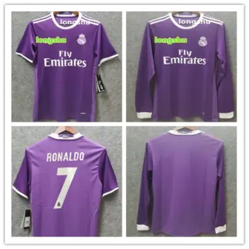 Real madrid CR7 2016-17 Purple Full sleeve Jersey