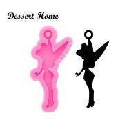 DY0670 Bright Flower Fairy Resin Craft for Keychain  Chocolate Silicone Molds  DIY Epoxy Jewellery Making Bread  Cake Cookie Accessories