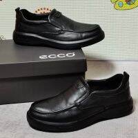 Original Ecco mens outdoors casual sports Running shoes sneakers Slip-On leather AY90603