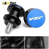 For Yamaha YZF R1 R3 R6 R25 1999-2022 6MM New Motorcycle Accessories CNC Aluminum Swingarm Spools Stand Screws Slider With Logo