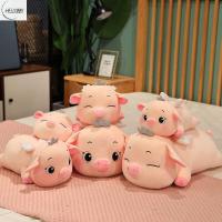 หมอนรูปสัตว์หมอนหมอนนุ่ม Hiasan Kamar วันเกิดรูปการ์ตูนและของเล่นนุ่มๆหมูยัดนุ่นตุ๊กตาหมีหรูหราของเล่นตุ๊กตาสัตว์ตุ๊กตาหนานุ่มหมูเทวดา