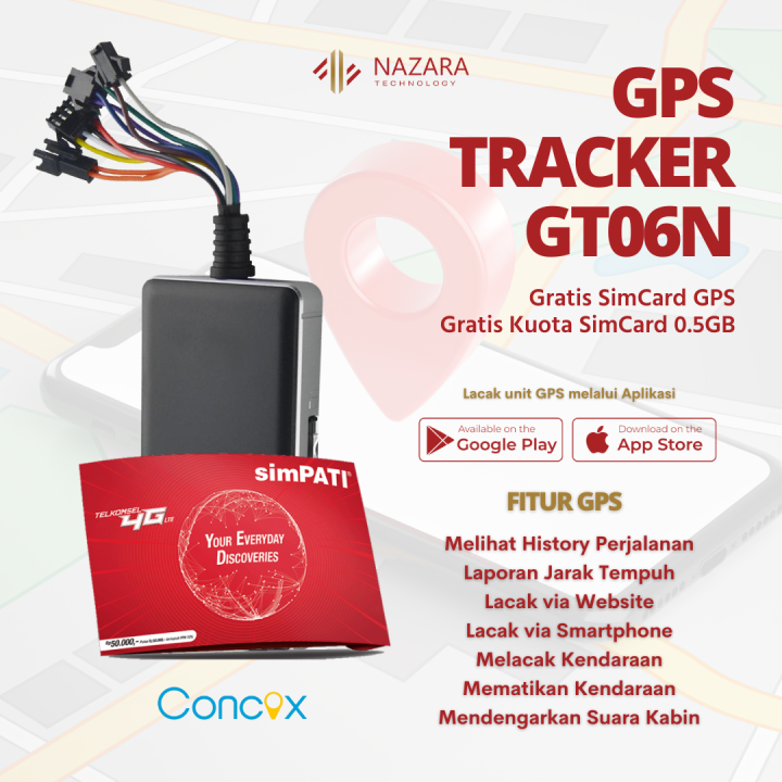 GPS Tracker Smart Concox GT06N Lazada Indonesia
