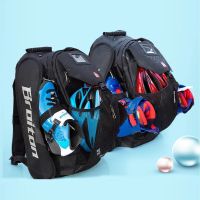 Professional Waterproof Roller Skating Backpack Size S L Inline Speed Skate Bag Black Blue Rose for 3X110mm 4X100/110mm Wheel Training Equipment