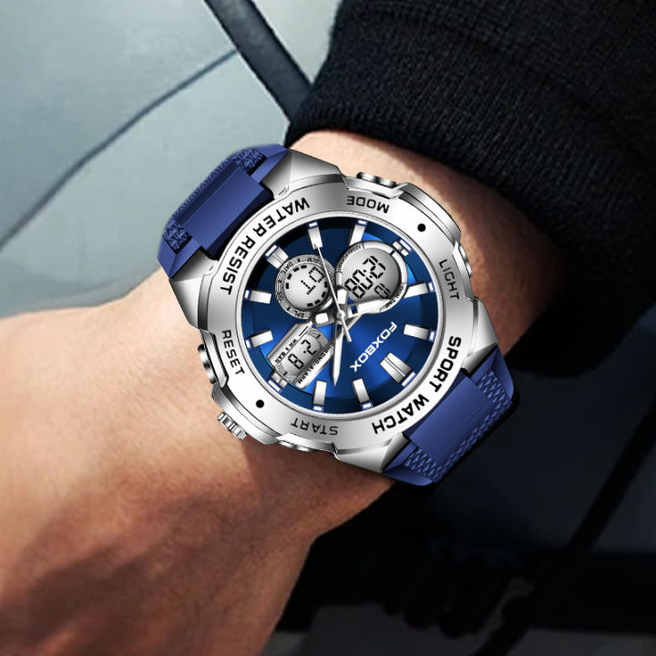 lige-กีฬานาฬิกาผู้ชายแฟชั่นดิจิตอลควอตซ์นาฬิกาข้อมือสายรัดซิลิโคนกันน้ำจอแสดงผลแบบ-dual-วันที่นาฬิกา-rel-gio-masculino