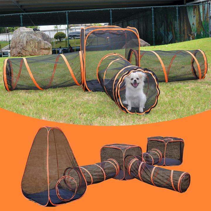 Petery Cat Tent Tunnel Pet Playpen House Cat Enclosures Outside Habitat