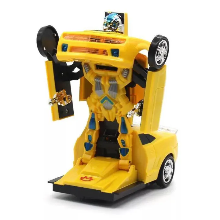 Lucky Friday Electric robot car Transformers car Bumblebee