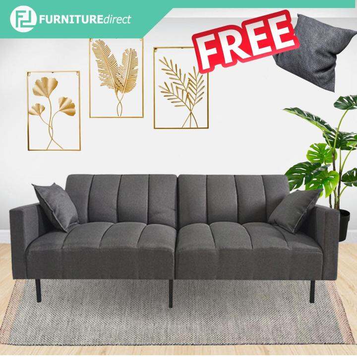 Furniture Direct sofa bed murah malaysia VERONIKA 3 seater fabric sofa