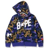 ✐ใหม่ฤดูใบไม้ร่วงและฤดูหนาว BAPE เสื้อสเวตเตอร์ลายพรางฉลามสำหรับผู้ชายและผู้หญิงนักเรียนอินเทรนด์แบรนด์แฟชั่นฮิปฮอปแจ็คเก็ตมีฮู้ด