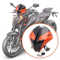 กระจกหน้ากระจกบังลมที่เบนทางลมการไหลเวียนของอากาศสำหรับ1290 Super Superduke R 2020 -UP หน้าจอติดมอเตอร์ไซต์สีส้มสีดำ