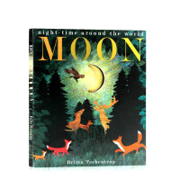 Moon childrens English early teaching parents and children to read cave Books English natural spelling picture books the secrets of nature are open in paperback