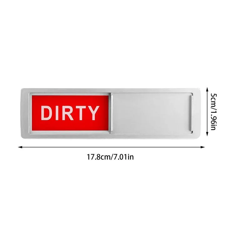 Dishwasher Magnet Clean Dirty Sign Adhesive Sticker For All Surfaces Strong  Magnet Sign For Kitchen Dish Washer Refrigerator