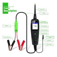 ▫☒㍿ ALicar Electrical Circuit Tester EC150 10M Cable Car/Truck 12V24 EC150 Power Test Power Probe Flashlight Electrical System