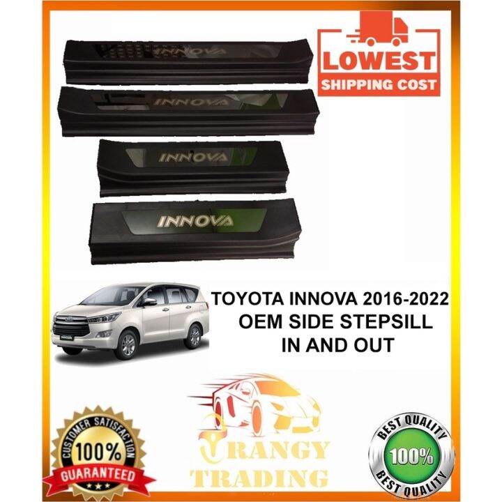 Toyota Innova 2016 To 2023 Oem Side Stepsill Step Sill In And Out