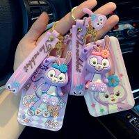 CRNGW รถไฟฟ้าใต้ดิน Kawaii StellaLou Doraemon ของขวัญสำหรับนักเรียนแขนบัตรนักเรียนพร้อมที่ตัดเล็บที่ใส่กุญแจ Sampul Kartu