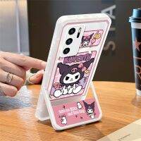 2 Kuromi เคสที่จับขาตั้ง Pachacco สำหรับ Samsung Galaxy S22 S21พิเศษ S20 FE A14 A34 A54 A33 A53 A73 A12 A22 A52ที่คลุม A72 A52S